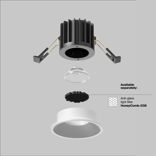 Встраиваемый светильник Technical DL058-7W4K-W фото 12